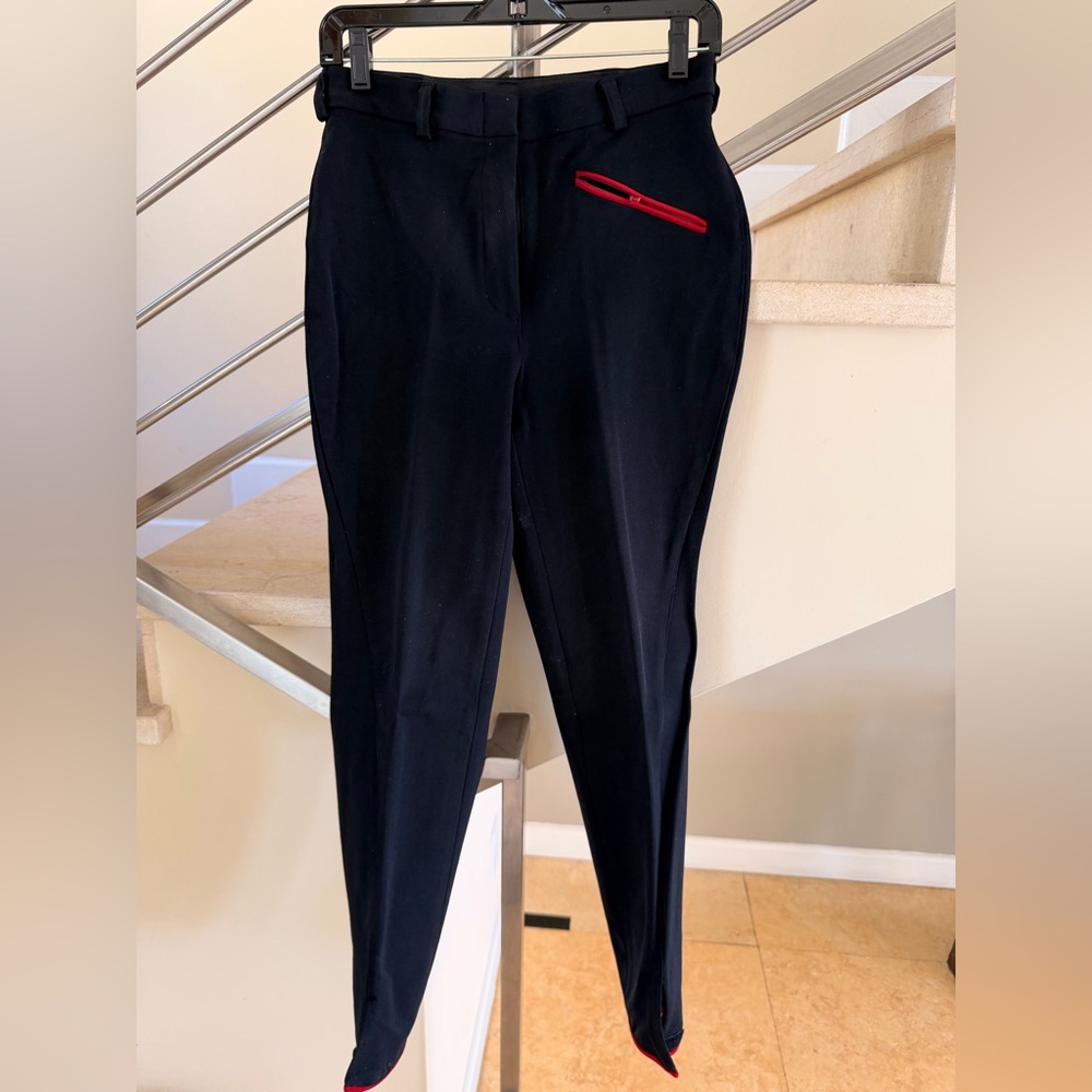 Vintage high rise Pants with Red Accent - Picture 1 of 13